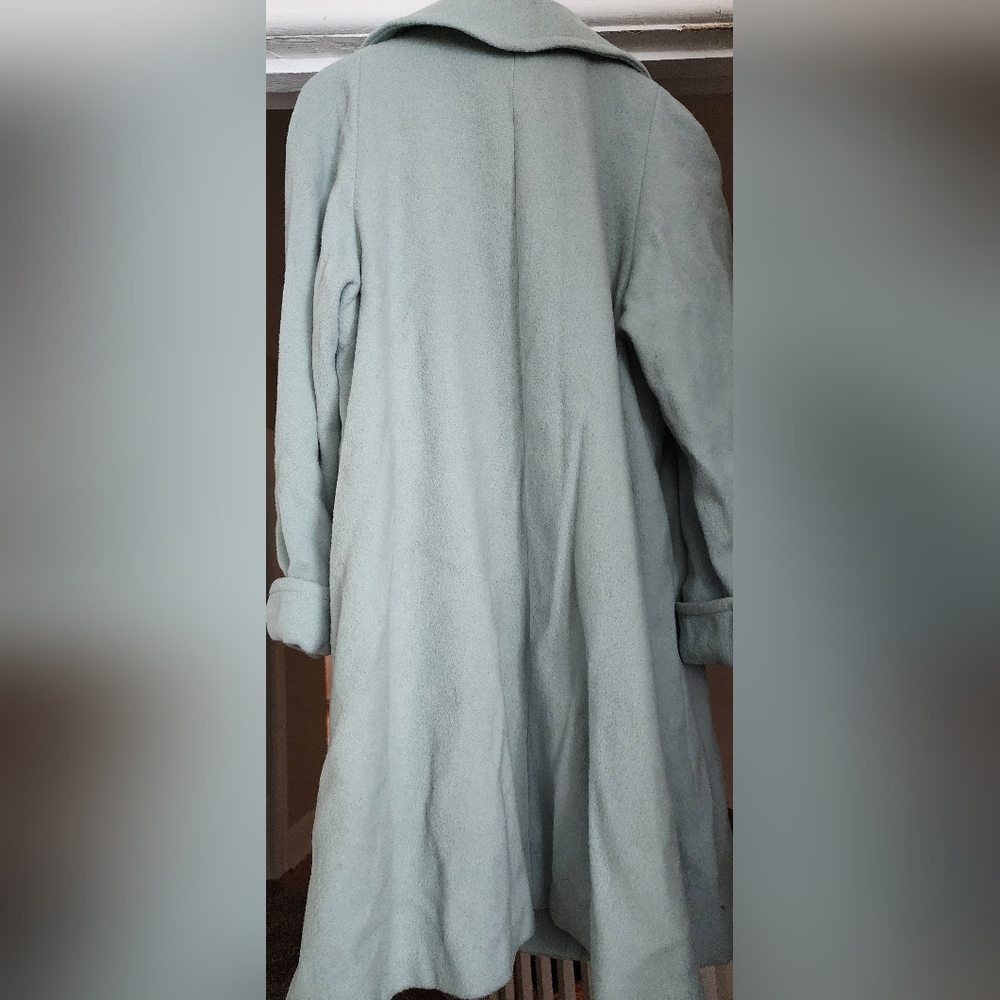 Ashley Scott Women's Light Blue Coat - Picture 2 of 8